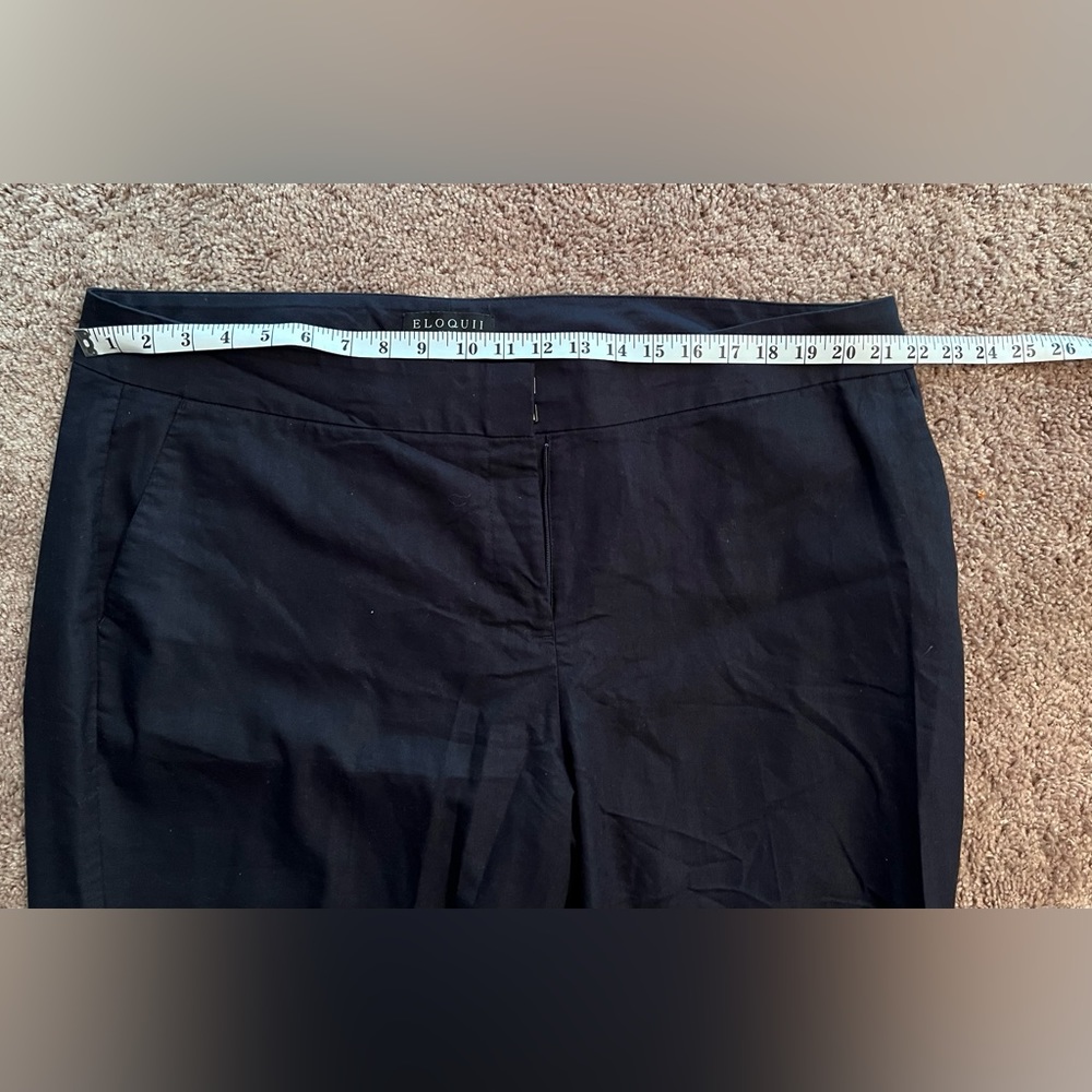 Eloquii Navy Ankle Pants - Picture 7 of 7